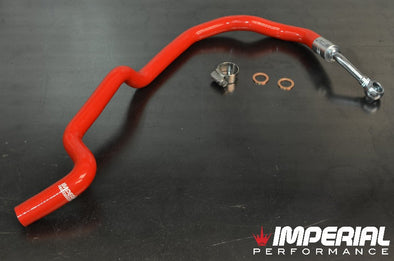Z20LET turbo coolant feed hose - RED