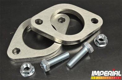 2 inch / 51mm Exhaust Flanges PAIR - Stainless Steel