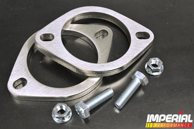 3 inch / 78mm Exhaust Flanges PAIR - Stainless Steel
