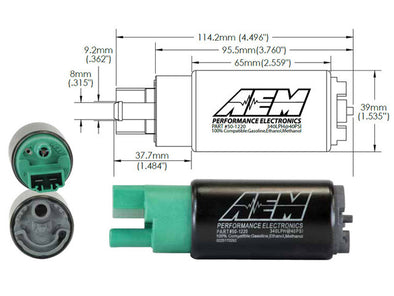 50-1220 - AEM E85 Hi Flow Fuel Pump