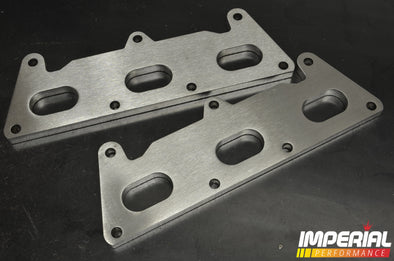 Vauxhall & Saab V6 turbo exhaust manifold flanges - Stainless Steel - Z28NET/B284