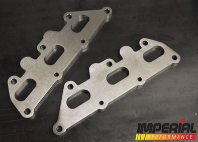Vauxhall X25XE C25XE X30XE V6 2.5 3.0 exhaust manifold flanges - Stainless Steel