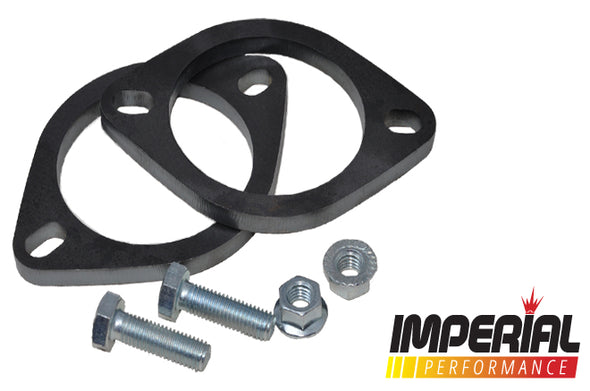 3 inch / 78mm Exhaust Flanges PAIR - Mild Steel