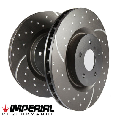 EBC Grooved & Dimpled Brake Discs - Astra H & Zafira B VXR