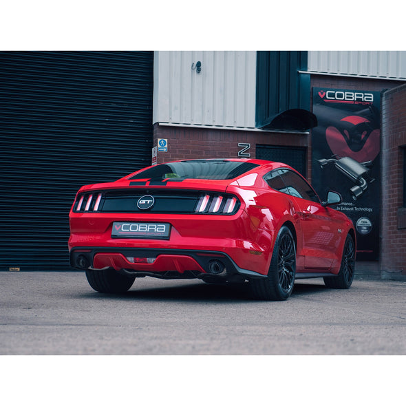 Ford Mustang 5.0 V8 GT Convertible (2015-18) 2.5" Venom Box Delete Axle Back Performance Exhaust