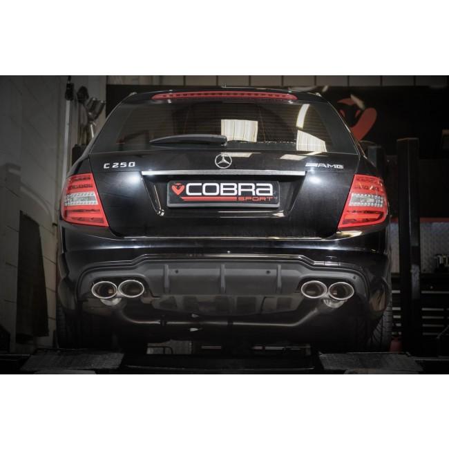 Mercedes W204 C200 C220 C250 Diesel AMG Quad Performance Exhaust