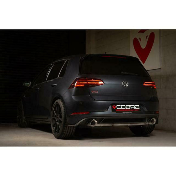VW Golf GTI (Mk7.5) 2.0 TSI (5G) (17-20) Venom Box Delete Race Cat Back Performance Exhaust